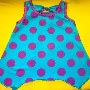 Polka dot baby girl blouse